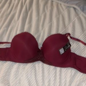 Maroon Bra